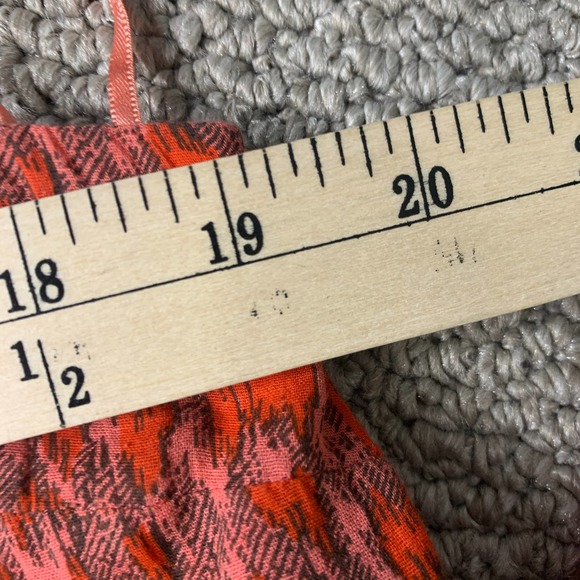 Joie Womens Dress Size Medium Red/Pink Ikat Print Sleeveless‎ Maxi Tiered Boho - Picture 10 of 14